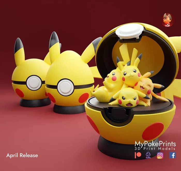 STL - mypokeprints pokeball (faberge)
