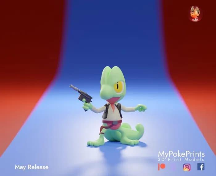 STL - mypokeprints star wars day render 3