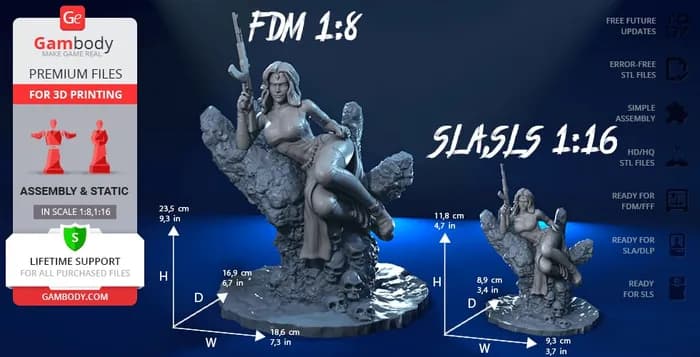 STL - mystique render 2