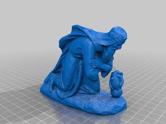 STL - Nacimiento Navideño Completo render 4