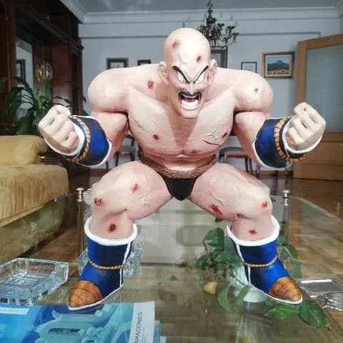 STL - Nappa de Dragon Ball Z render 2