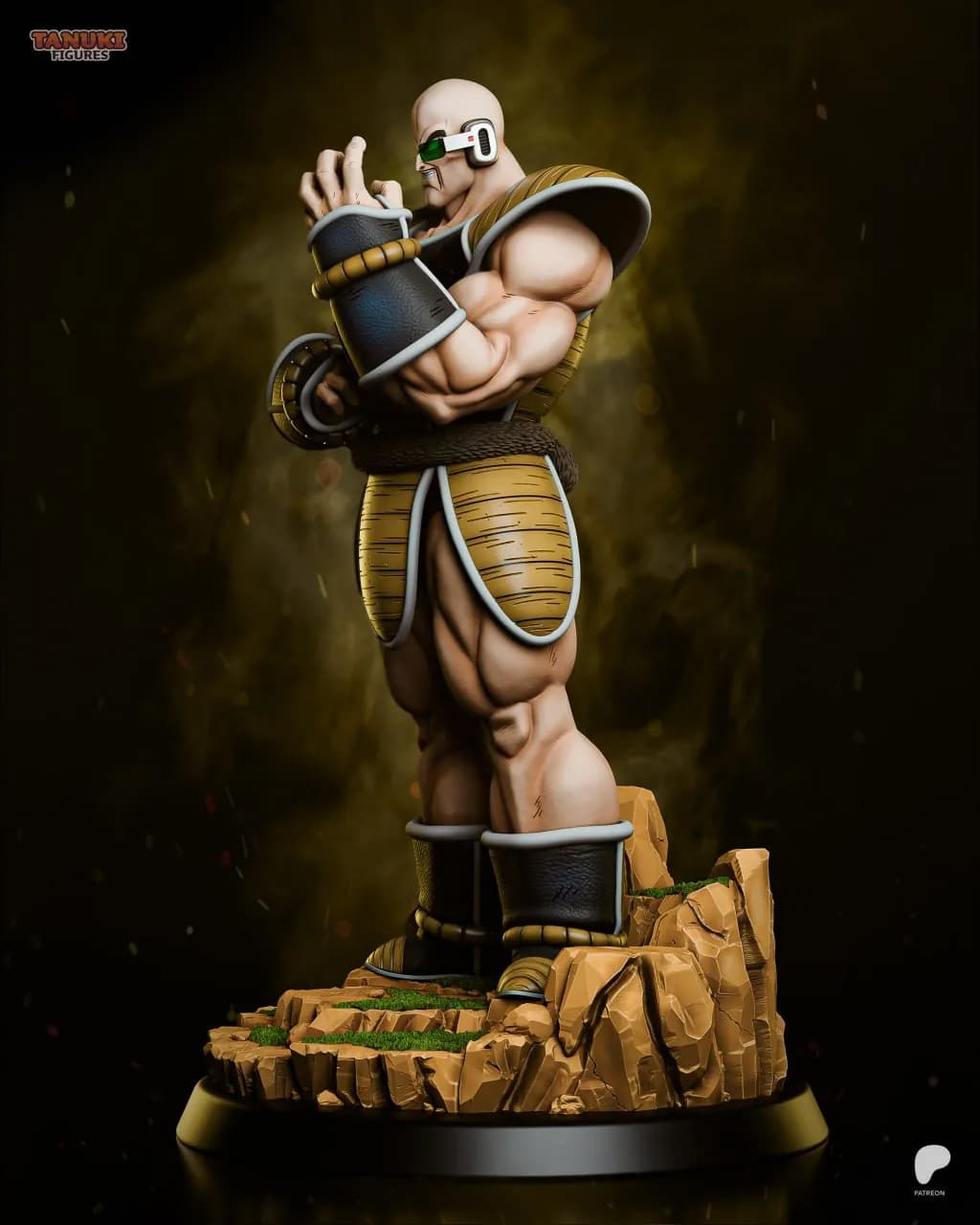 STL - Nappa figura de Dragon Ball Z render 3