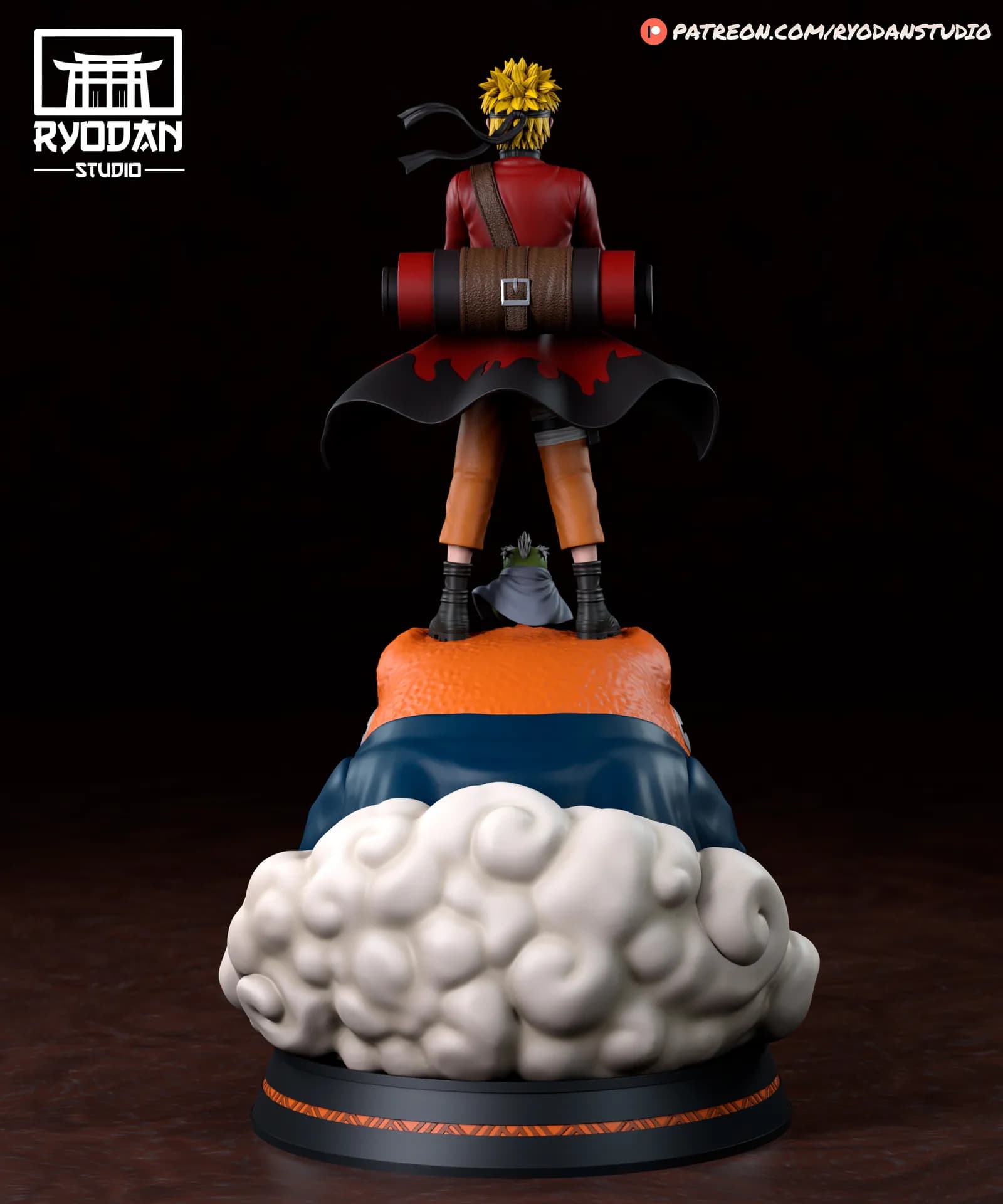 STL - Naruto Modo Sabio Ryodan Studio render 3