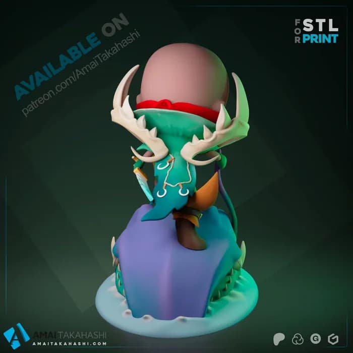 STL - nashorchibi render 2