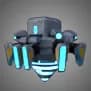STL - Nave espacial futurista render 2