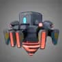 STL - Nave espacial futurista render 3