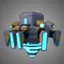 STL - Nave espacial futurista render 5