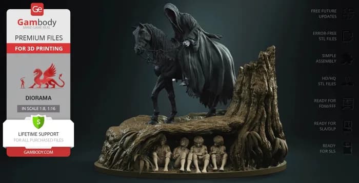 STL - nazgul & hobbits