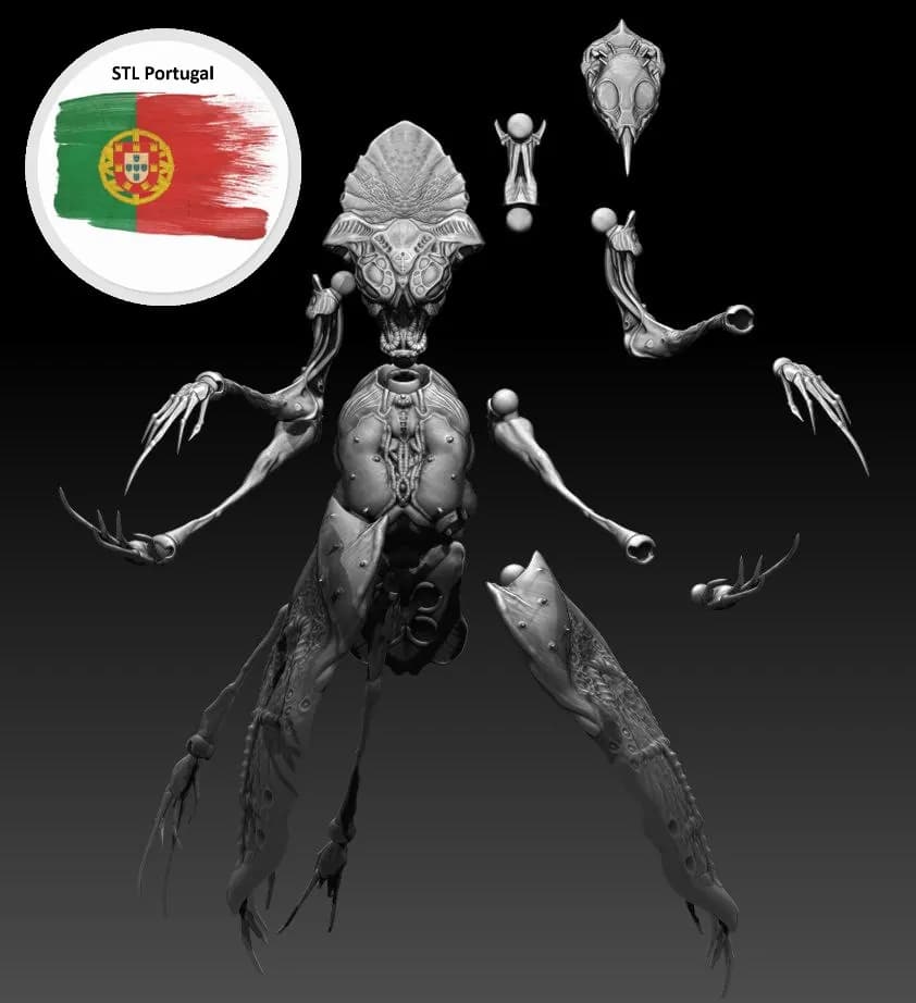 STL - Necronauts Geist figura