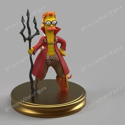 STL - Ned Flanders Diablo