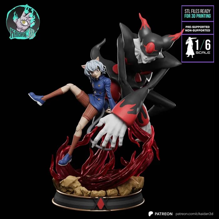 STL - Neferpitou y Terpsichora render 4