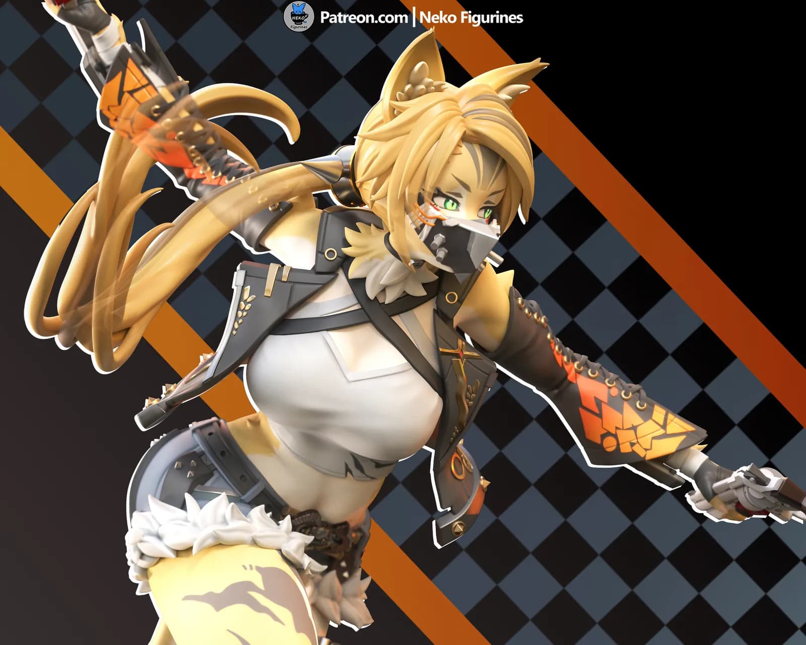 STL - Neko guerrera Zenless Zone Zero
