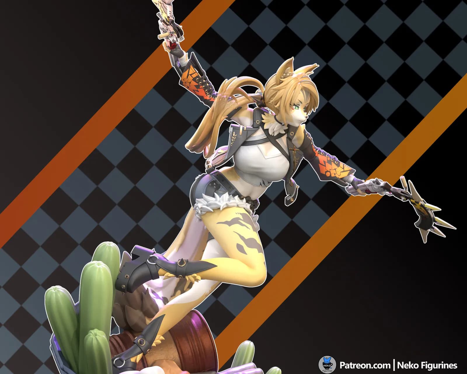 STL - Neko guerrera Zenless Zone Zero
