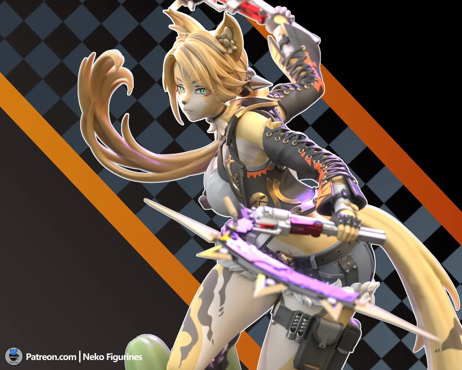 STL - Neko guerrera Zenless Zone Zero