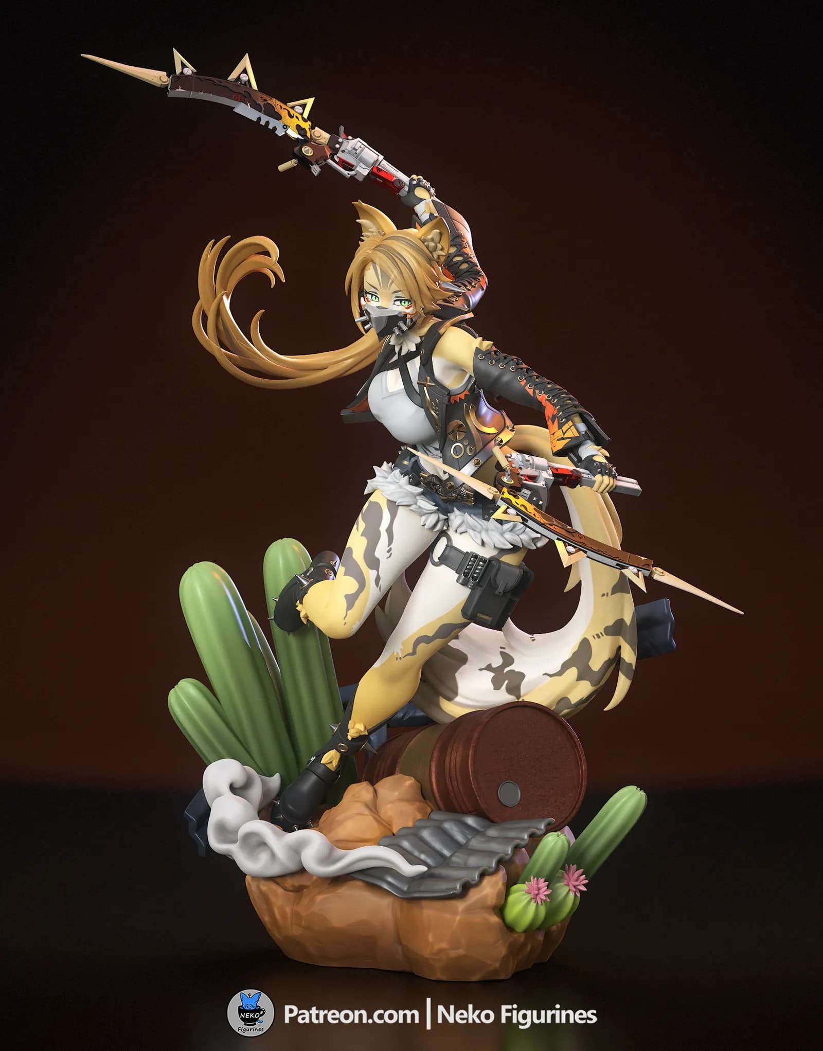 STL - Neko guerrera Zenless Zone Zero