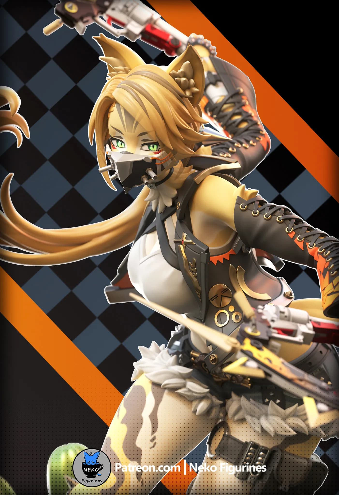 STL - Neko guerrera Zenless Zone Zero