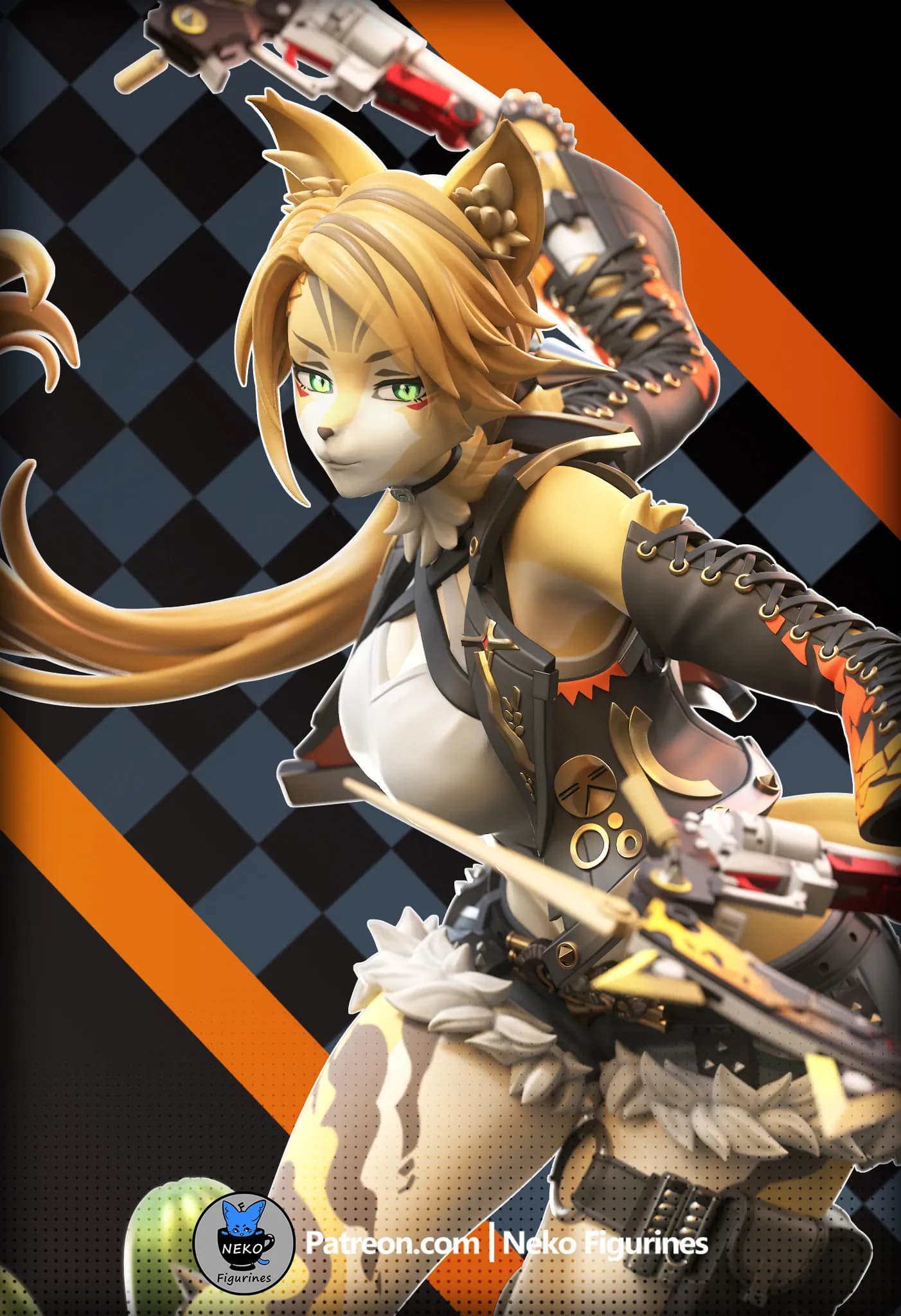 STL - Neko guerrera Zenless Zone Zero