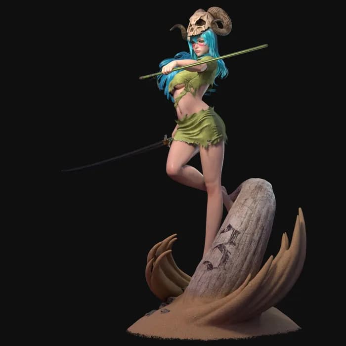 STL - nelliel tu odelschwanck bleach 3 render 3