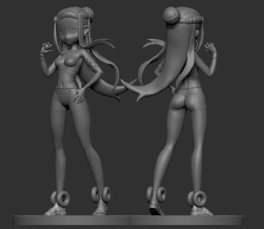 STL - Nessa de Pokemon 2 render 2