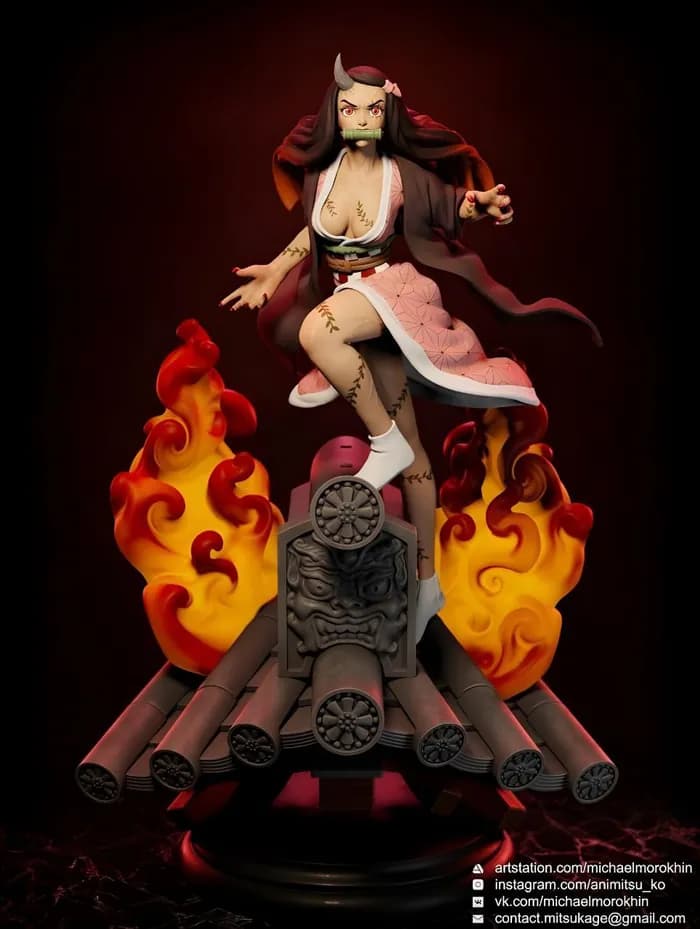 STL - nezuko kamado 2