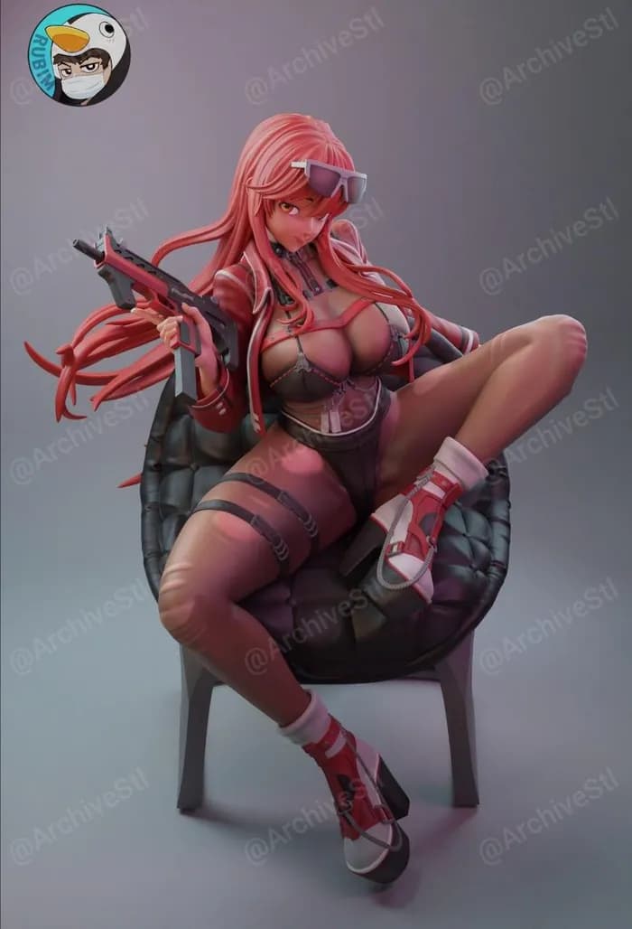 STL - Nikke con Rifle