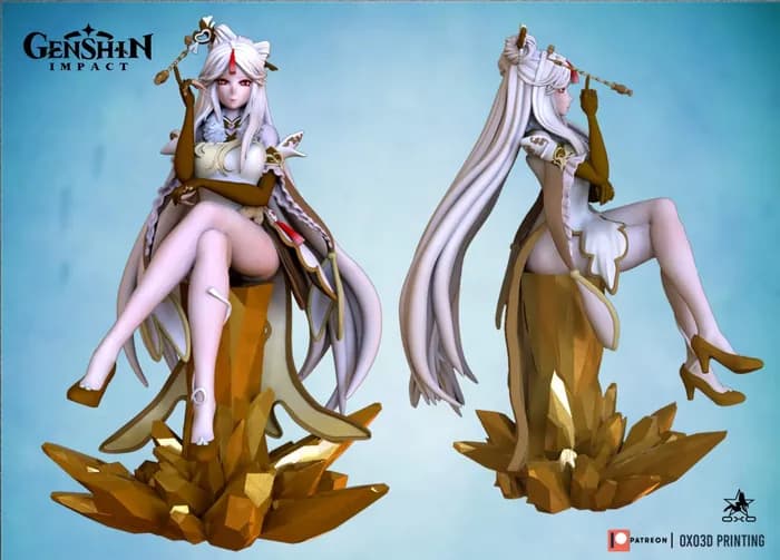 STL - ningguang render 2