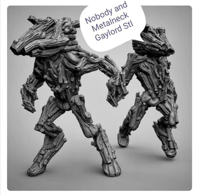 STL - nobody metalneck gaylord