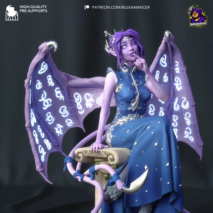 STL - Nocticula La Reina Redentora render 5