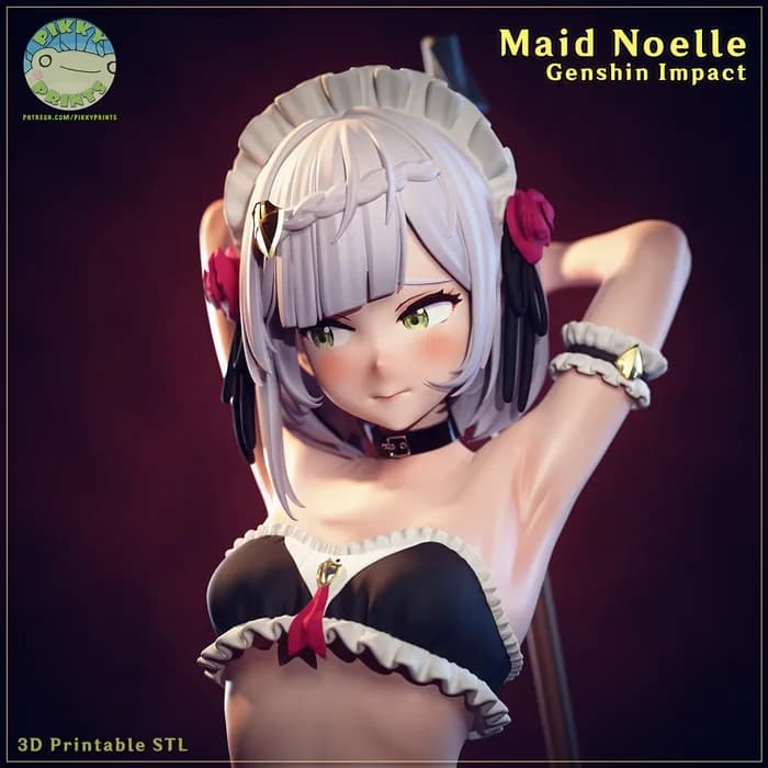 STL - noelle maid presupports@hehestl render 2