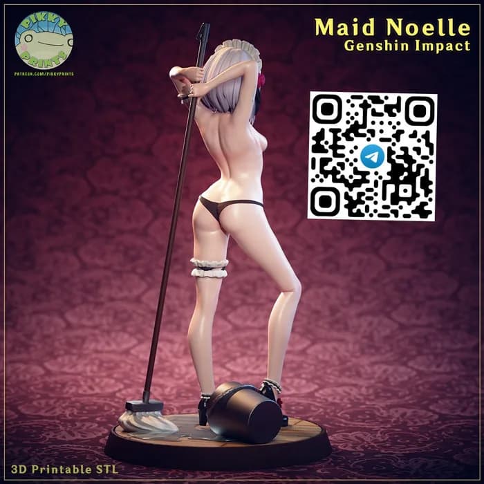 STL - noelle maid presupports@hehestl render 4