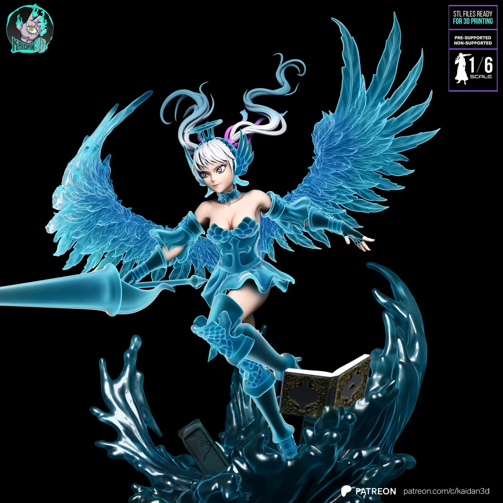 STL - Noelle Silva Ángel De Hielo render 3