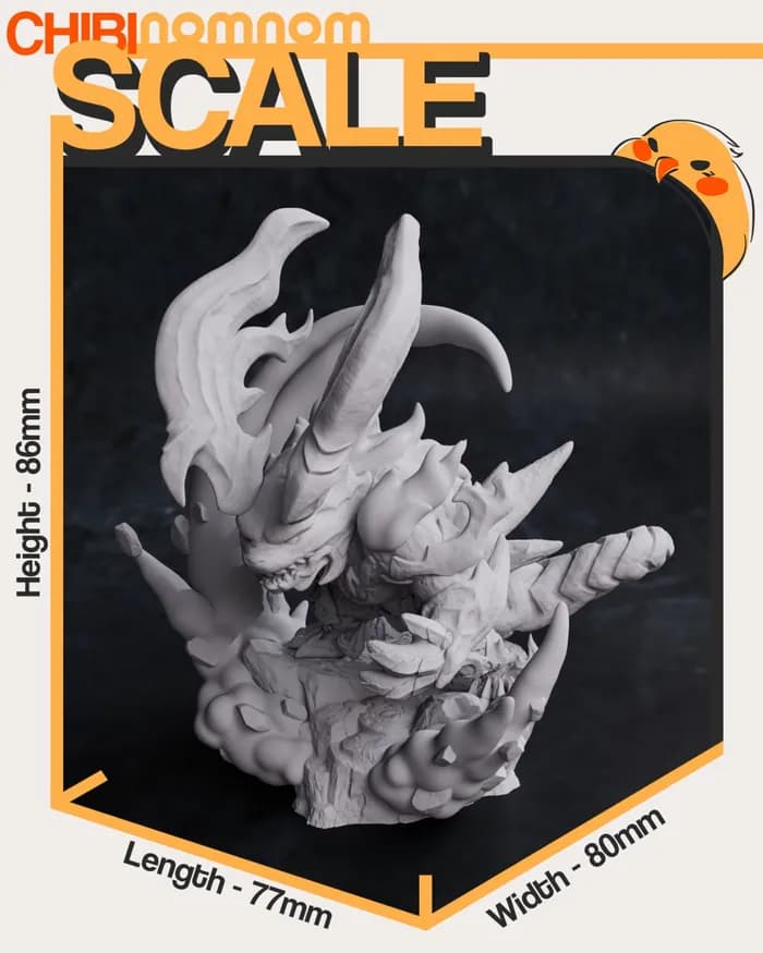 STL - nomnom chibi ifrit render 4