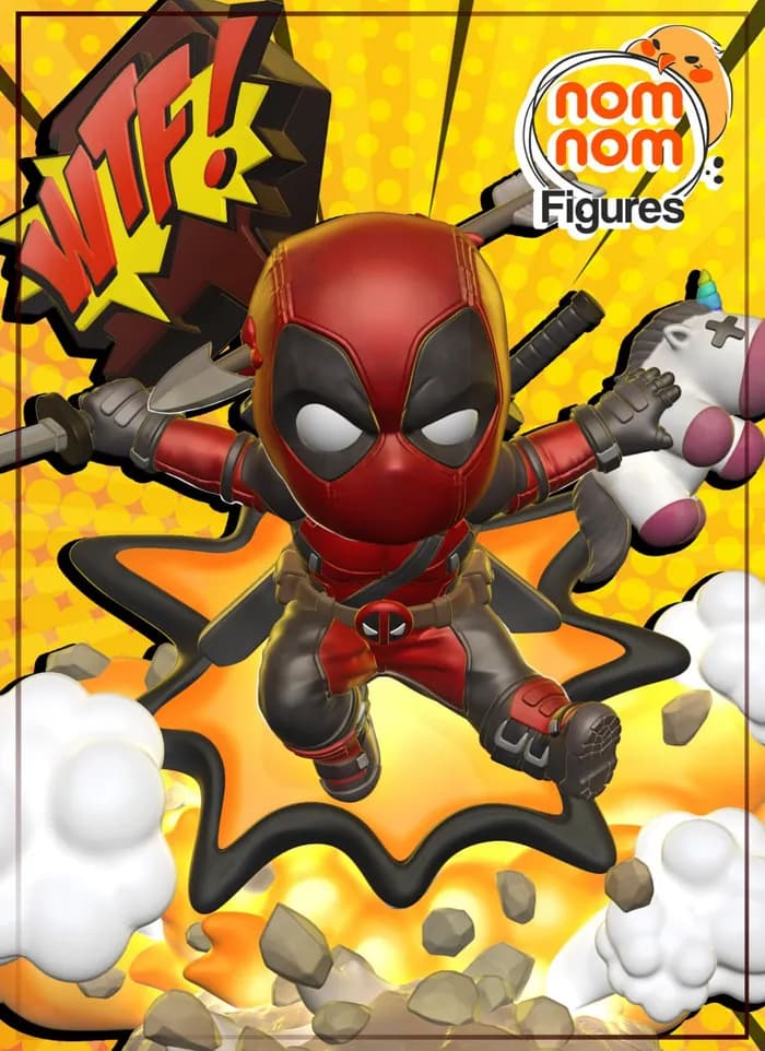 STL - nomnom figures chibi deadpool