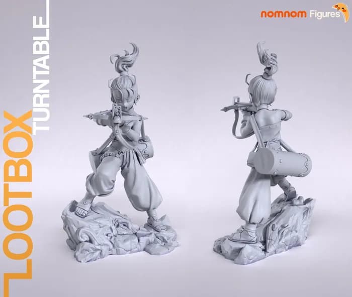 STL - nomnom marle chrono trigger render 3