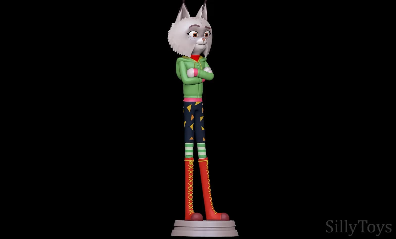 STL - Nooshy de Sing 2 render 3