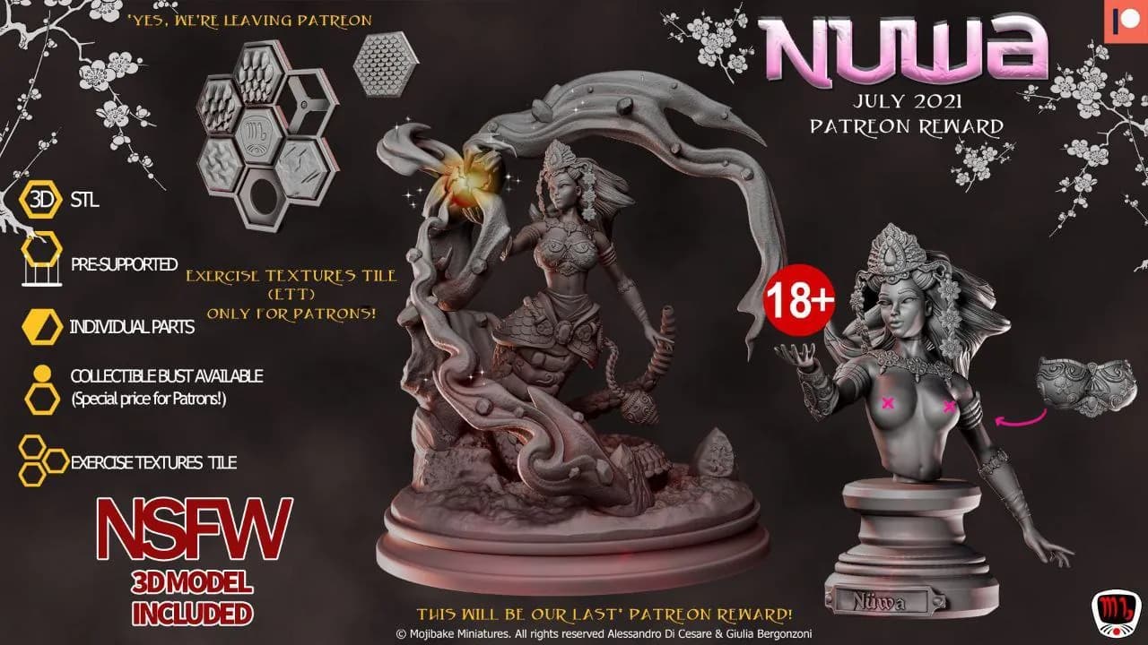 STL - Nuwa diosa china