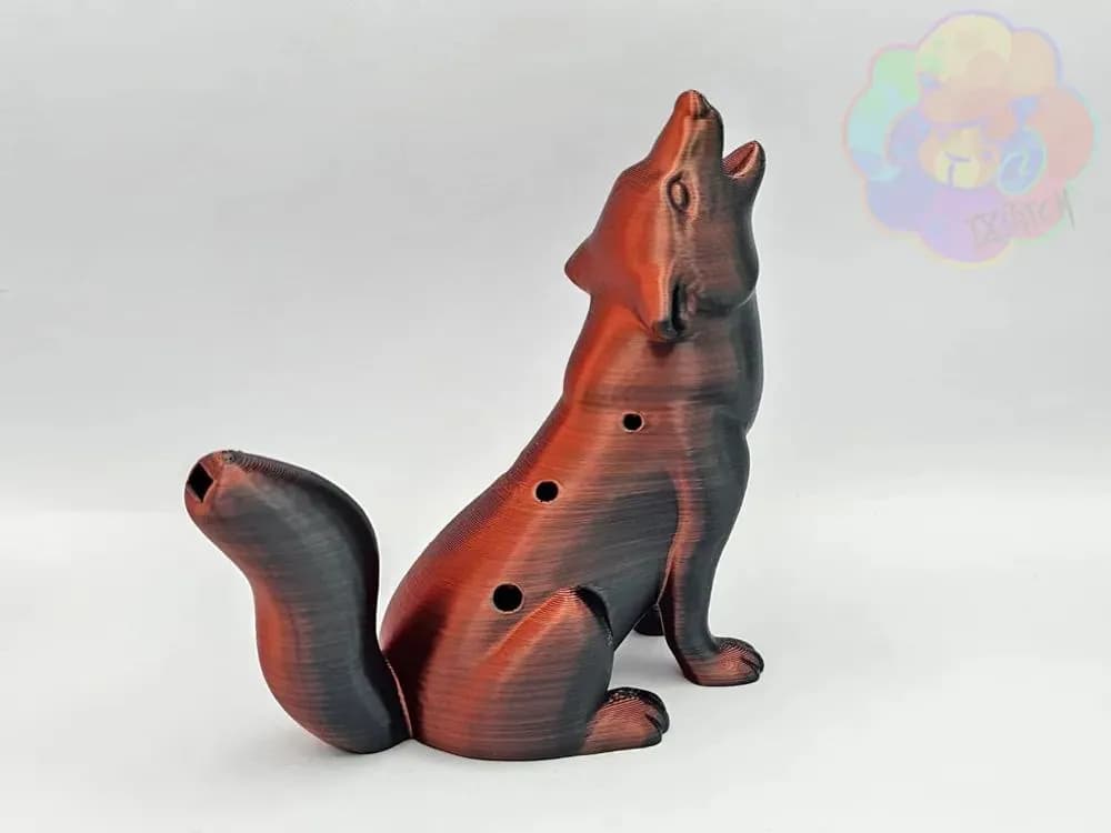 STL - Ocarina de Lobo Aullador