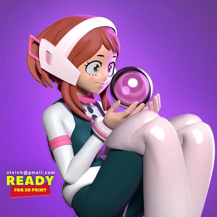 STL - ochaco uraraka x