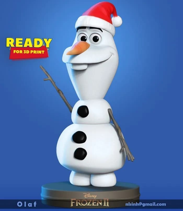 STL - olaf frozen 2 fanart