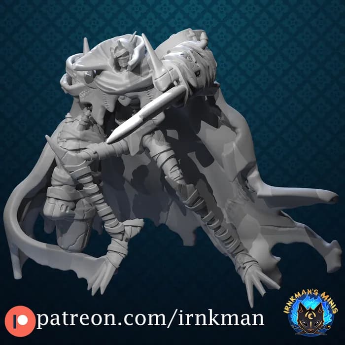 STL - omnimon zwart defeat irnkman