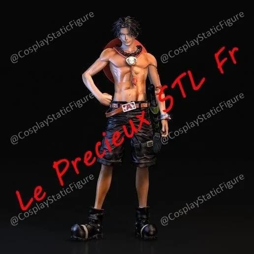 STL - one piece ace