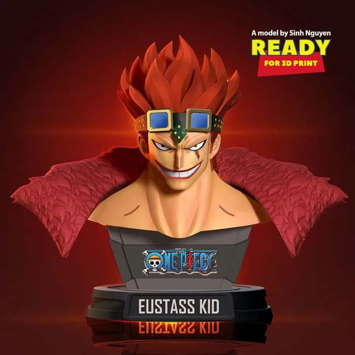 STL - one piece eustass kid bust (nlsinh)
