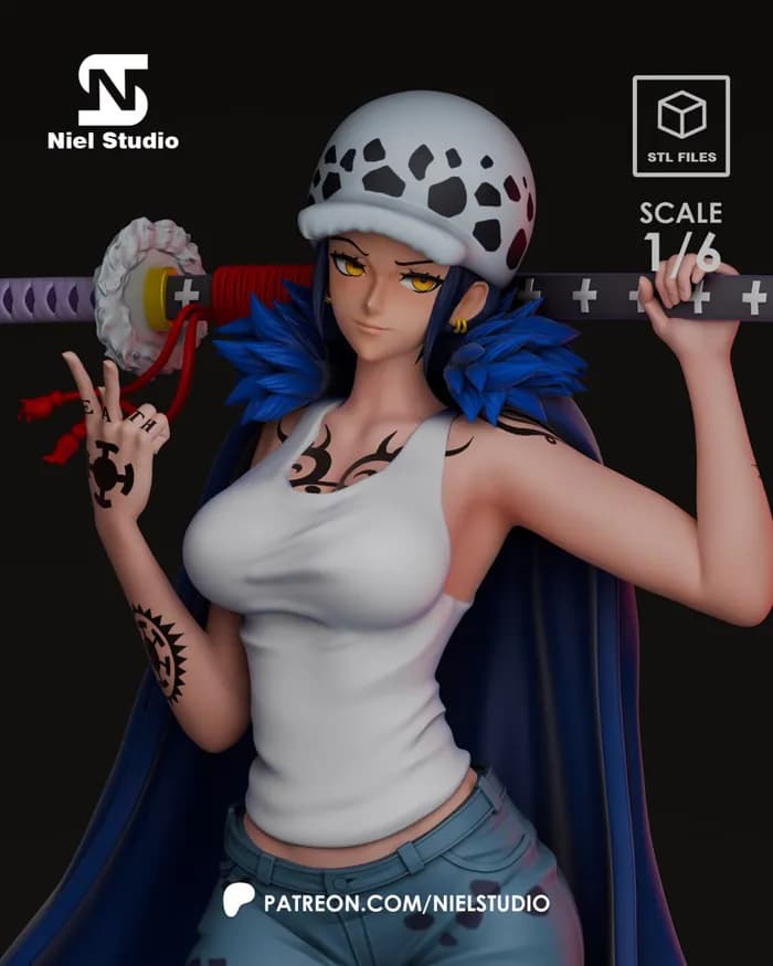 STL - one piece law girl niel