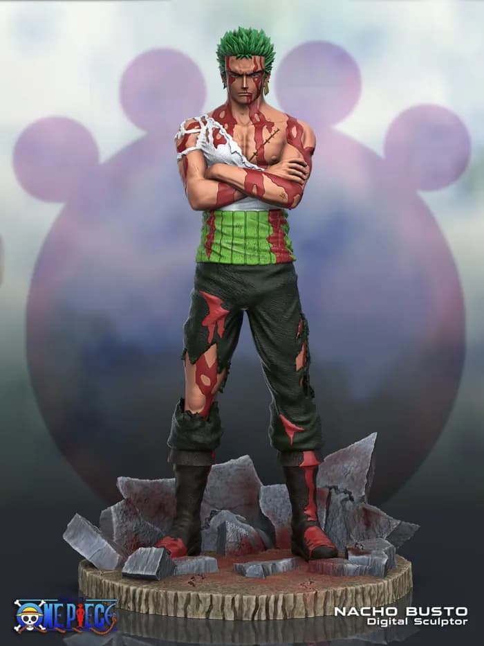 STL - one piece zoro sacrifice ncb