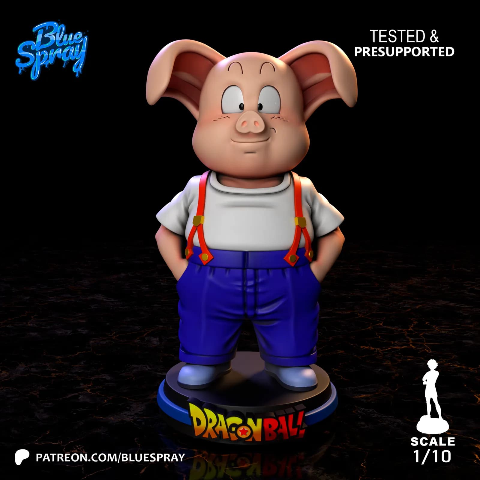 STL - Oolong figura Dragon Ball
