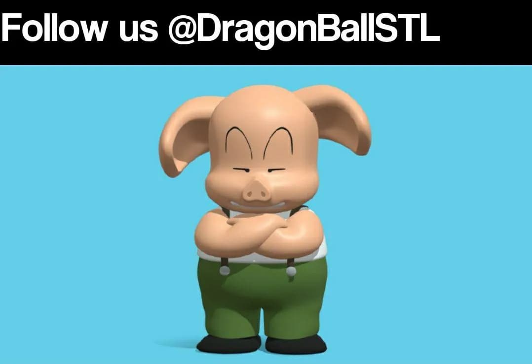 STL - Oolong figura estilo anime
