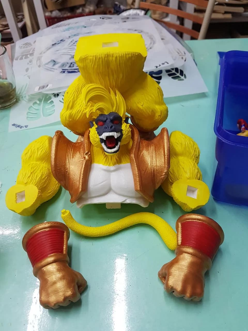 STL - Oozaru Baby Goku figura