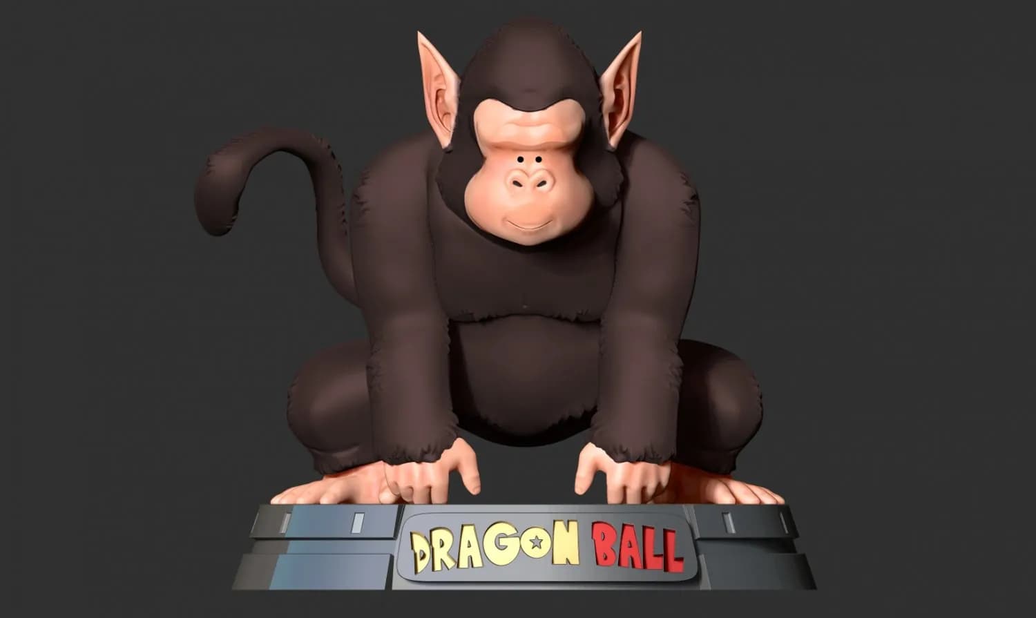 STL - Oozaru Dragon Ball figura