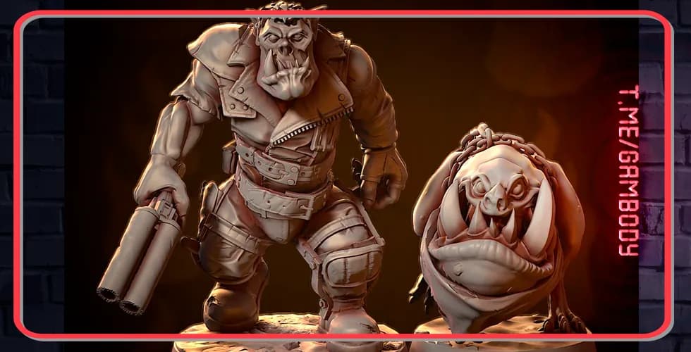 STL - Orcos mutantes con armadura