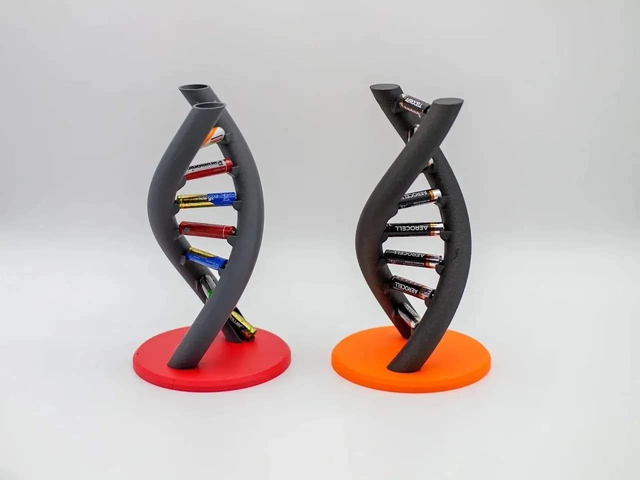 STL - Organizador de Baterías DNA render 3
